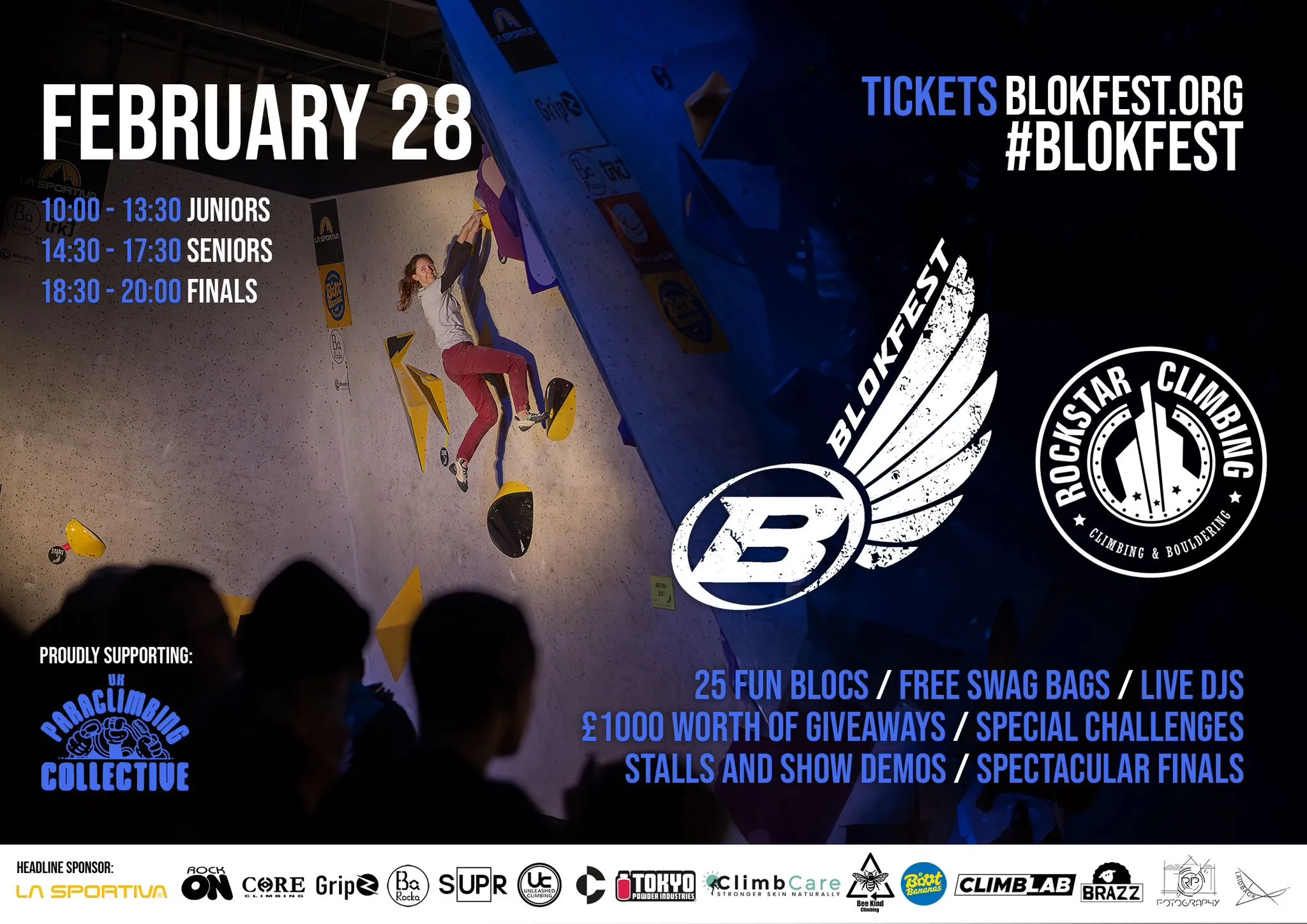 Rockstar Bouldering venue for Blokfest Round 4