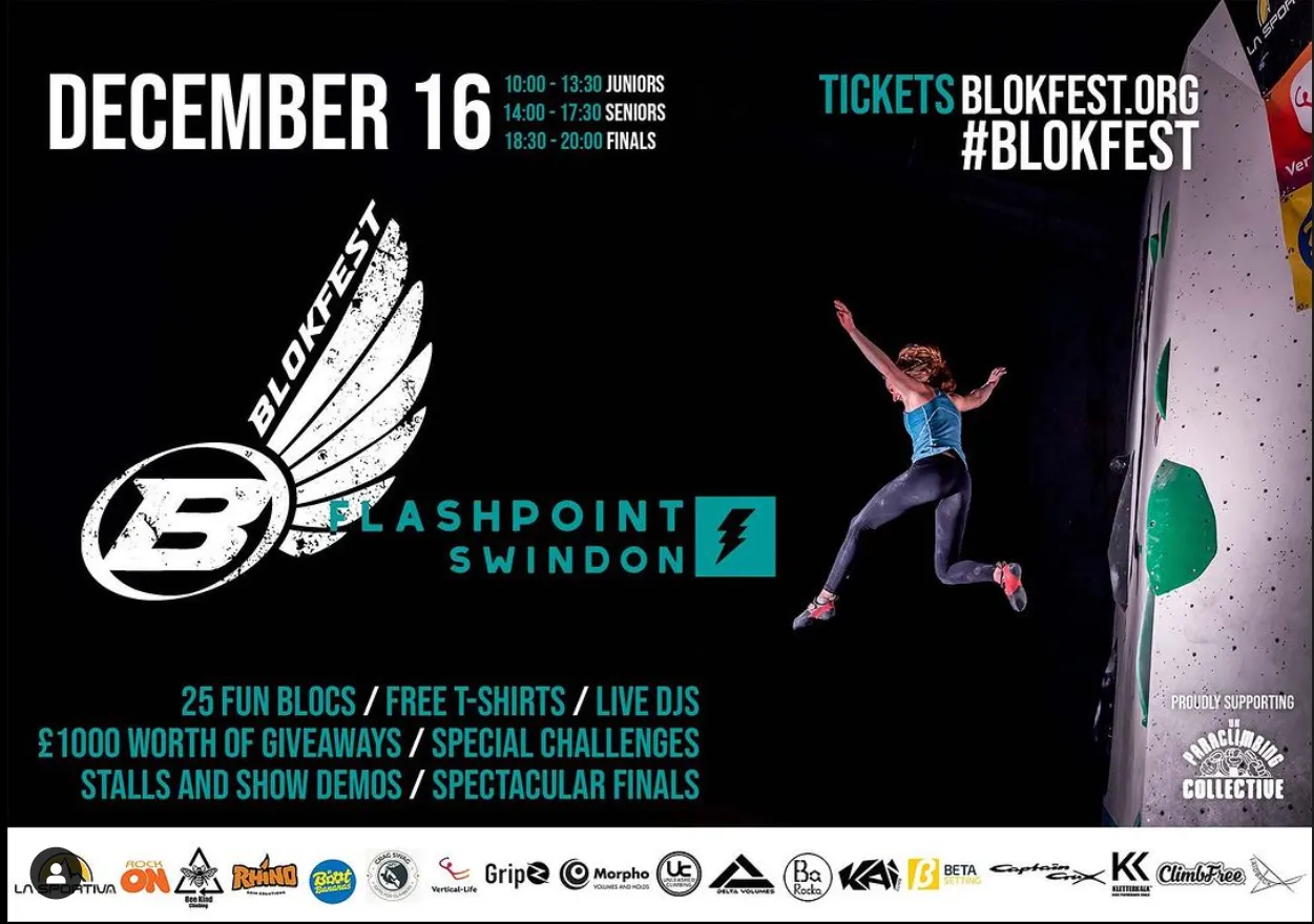 Swindon event promotional poster for Blokfest